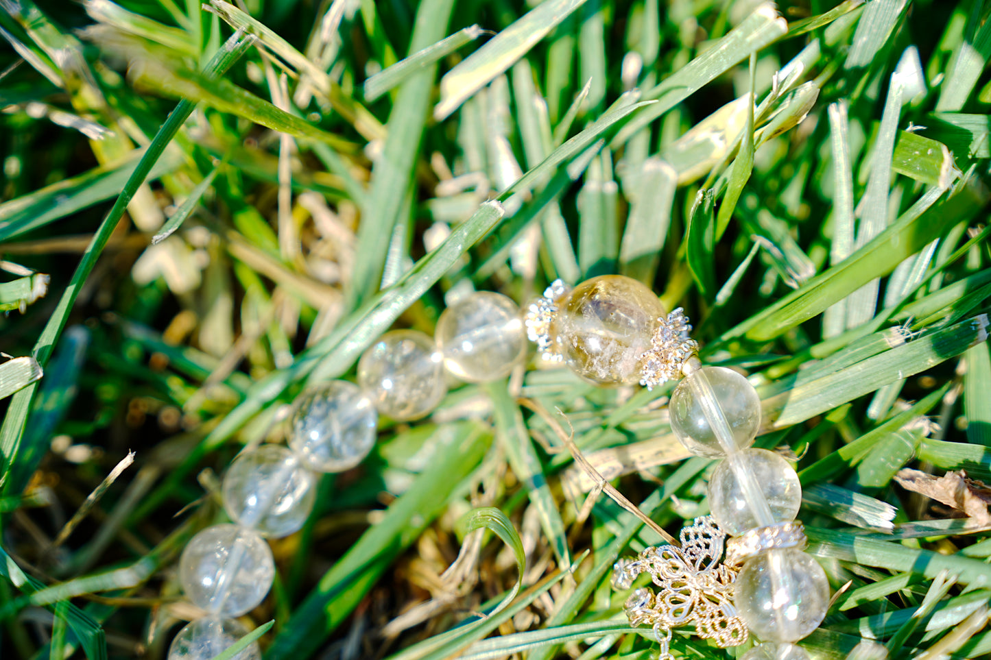 Golden Rutilated Quartz Fortune Bracelet