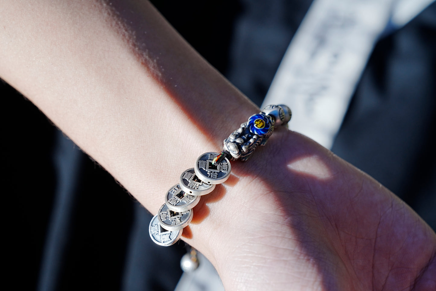 Five Emperor Coins & Pi Xiu Amulet Bracelet